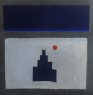 NOTTE SIBERIANA 2021 tecnica mista su tela 80x80 cm