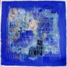 LASCIA CHE IL VENTO SI METTA A CANTARE 2016 Tecnica mista su tela 80x80 cm Ca’ la Ghironda-Modern Art Museum Ponte Ronca-Bologna - Collezione permanente