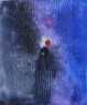 CUSTODE DELLA NOTTE 2026 tecnica mista su tela 60x50 cm