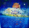 LE SENSÈ EST JAMAIS FIXÈ 2016 Tecnica mista su tela 80x80 cm Collezione privata Verona