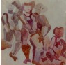 FIGURE 1971 cm 90x90 acrilico su tela  Collezione privata, Italia 