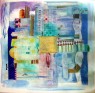UN POSTO CHE NON C'E'  2009  CM 115X115  TECNICA MISTA SU TELA