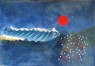 YAKAMOZ 2022 tecnica mista su tela 70x100 cm