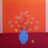 MI AMA NON MI AMA 2021 tecnica mista su tela 80x80 cm