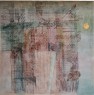 FORESTA ELLITTICA  1992  CM 80X80 tecnica mista su tela  Collezione privata Geneve, Svizzera