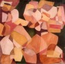 JE T'ACCUSE (INCONTRO/DUE FIGURE)  1971 cm 90x90 olio e acrilico su tela