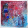 DEEP IN A DREAM 2018 tecnica mista su tela 100x100 cm Collezione privata Trento Italia