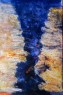 DOVE IL FIUME SCORRE 2017 Tecnica mista su tela 150x100 cm